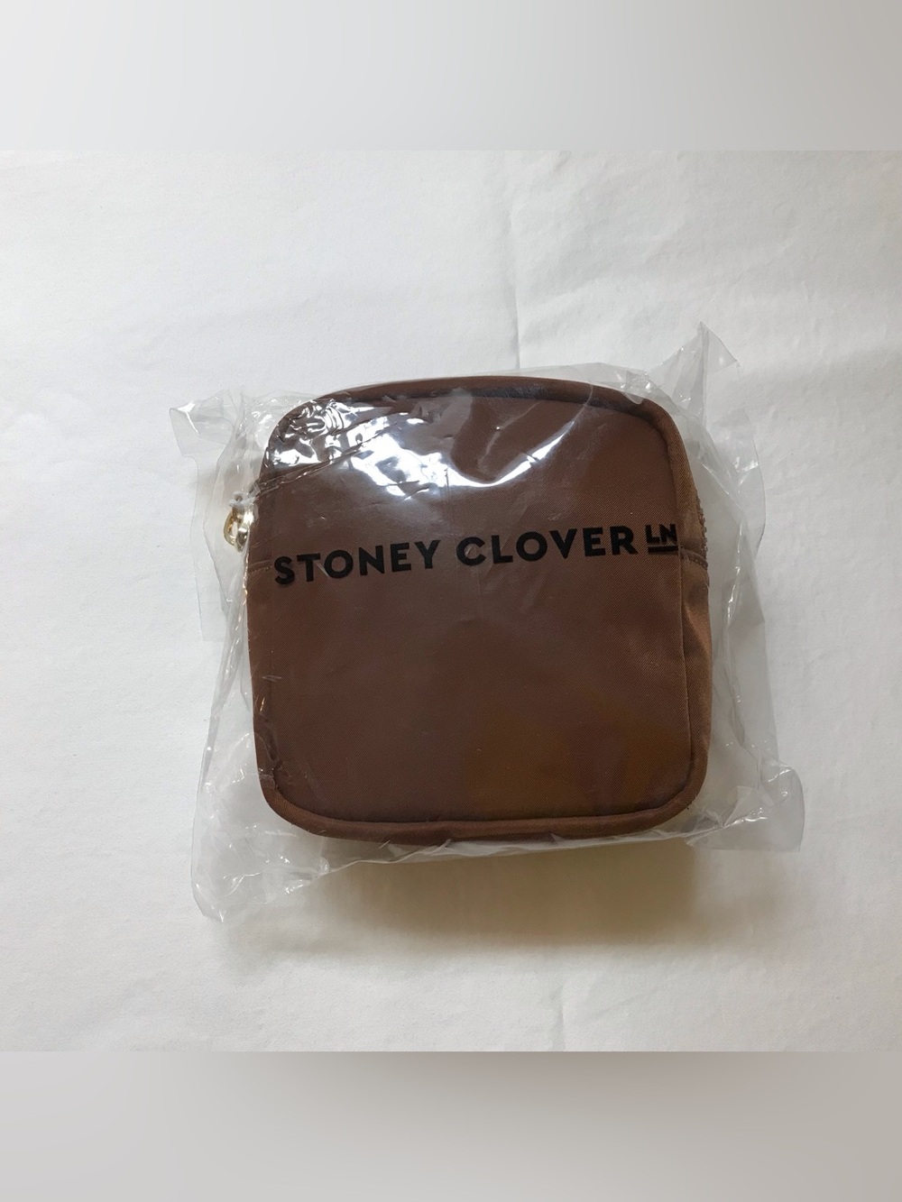 Stoney Clover Lane Nylon Mini Pouch Chocolate 22 One SZ SCL-ECMP-002 NWT